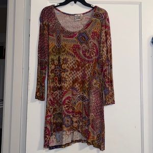Women Multi Color Tunic Top